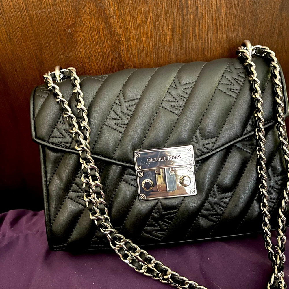 NWT MK Flap Quilt Bag